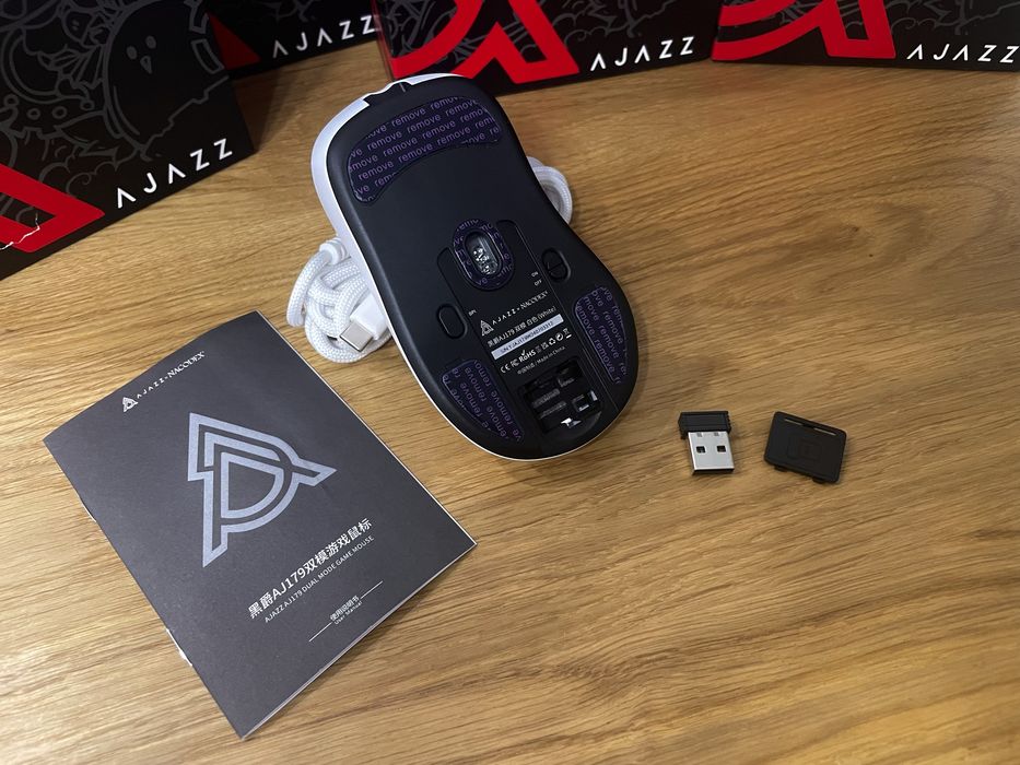 НОВІ Мишки Ajazz AJ179 Wireless PAW3395 | ІГРОВА БЕЗДРОТОВА Мишка