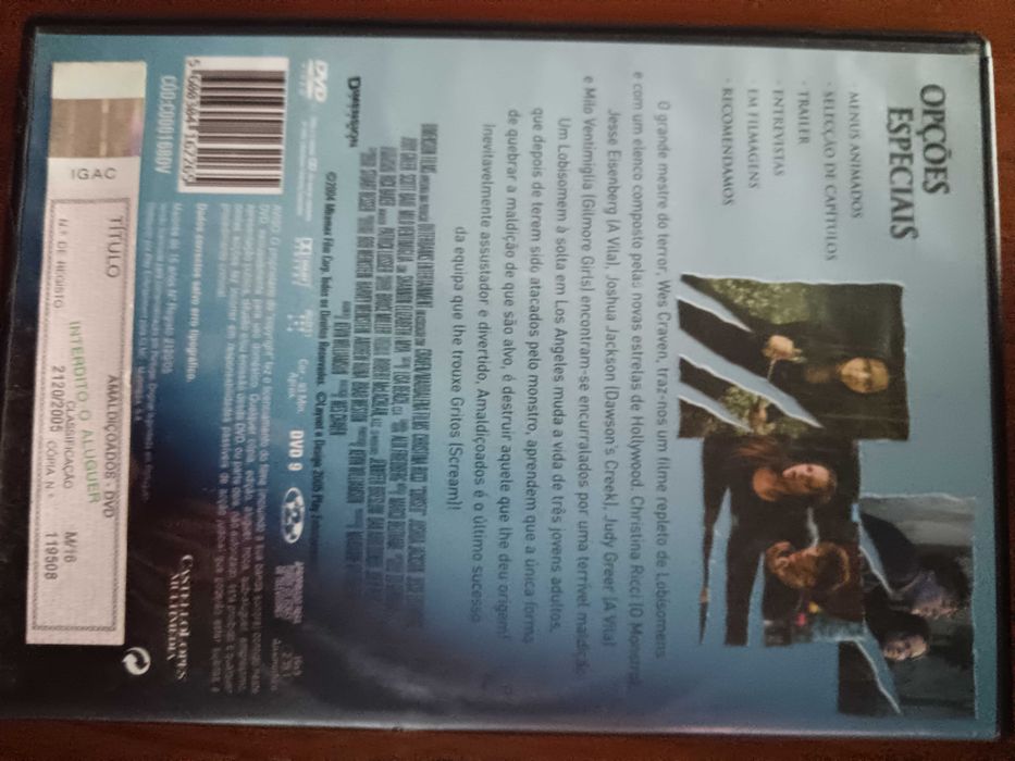 filme dvd original - amaldiçoados