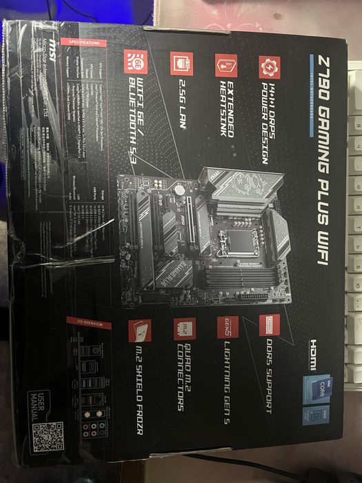 Материнка MSI Z790 DDR5