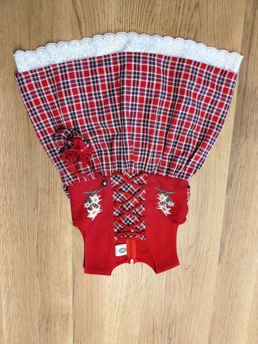 Sukienka bawarska ludowa dirndl 86-104 dla dziewczynki oktoberfest