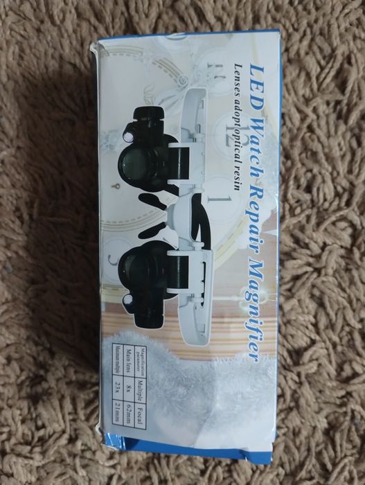 Новые увеличительные очки 8Х/15Х/23Х ювелир часовщик со светодиод