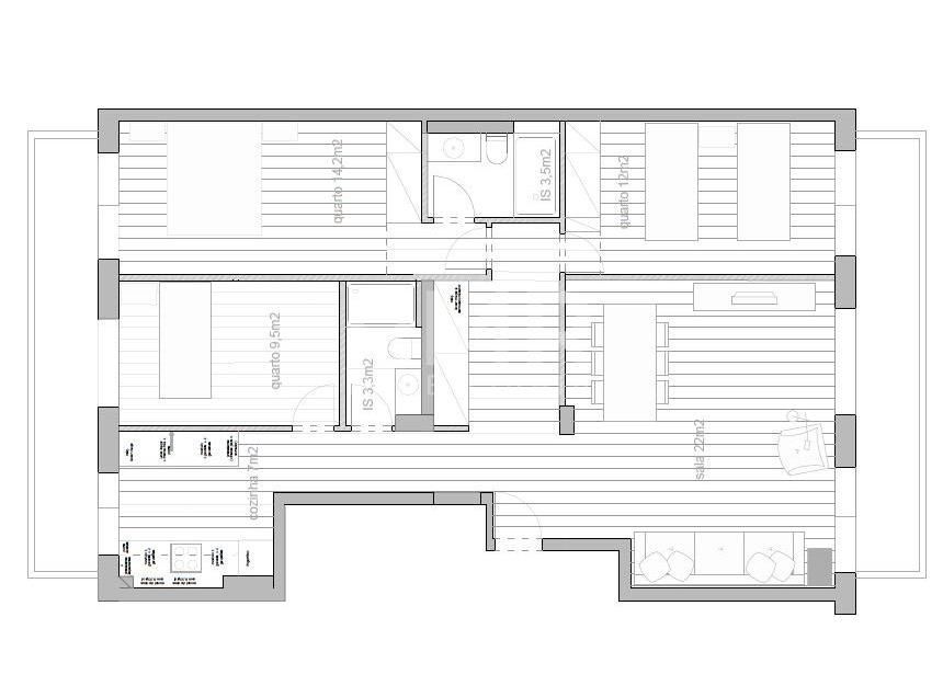 Apartamento T3 junto à Quinta das Conchas