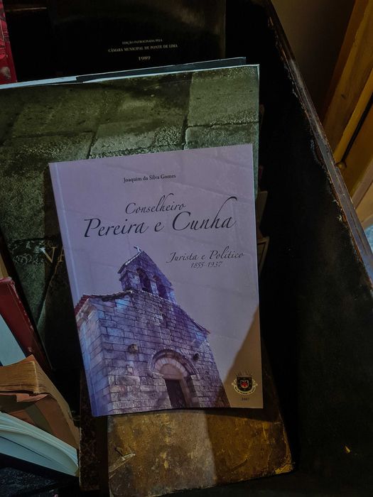 Livro Conselheiro Pereira e Cunha - Joaquim da Silva Gomes-Autografado