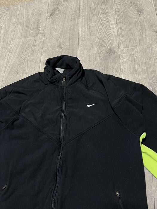 Вінтажна флісова кофта з нейлоном Nike