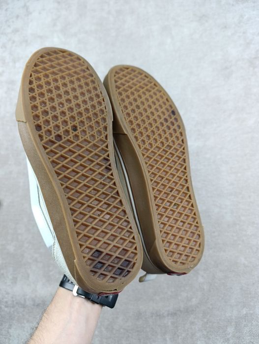 Скейтерские кроссовки весны vans knu skool marshmallow beige