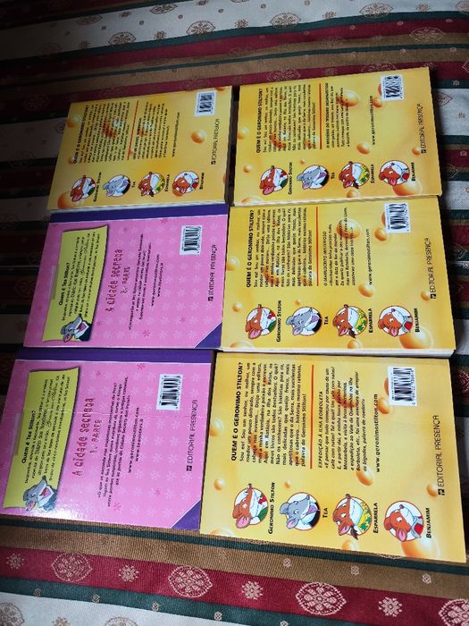 Coleção 6 livros Gerônimo Stilton