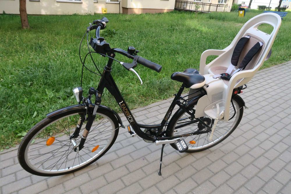 Rower Leader Fox mały przebieg fotelik gratis!