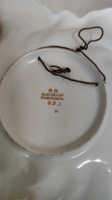 Prato saladeira ceramica faiança vintagem modernista Raul da Bernarda