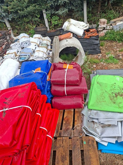 UŻYWANE PLANDKI – grube • mocne • mrozoodporne • uniwersalne