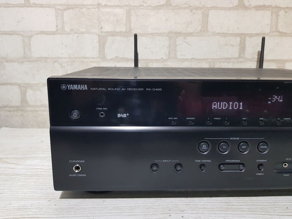 Пульт!5.1AV ресивер Yamaha RX-D485,5*115, Wi-Fi,Bluetooth,AirPlay,DAB+