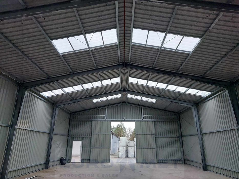 Hala stalowa 12x25x5 magazyn EURO-MET