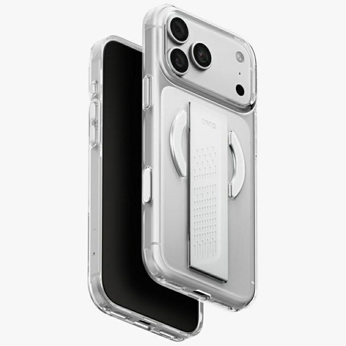 Etui UNIQ Heldro Air do iPhone 18 Pro Max / 17 Pro Max Magclick Charging przezroczysty