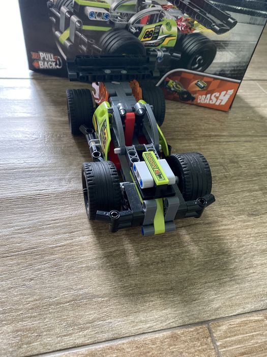 Конструктор TECHNIC как Lego Зеленый Гоночный Автомобиль