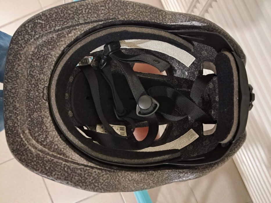 Bicicleta aro 20 btwin azul, abaixou