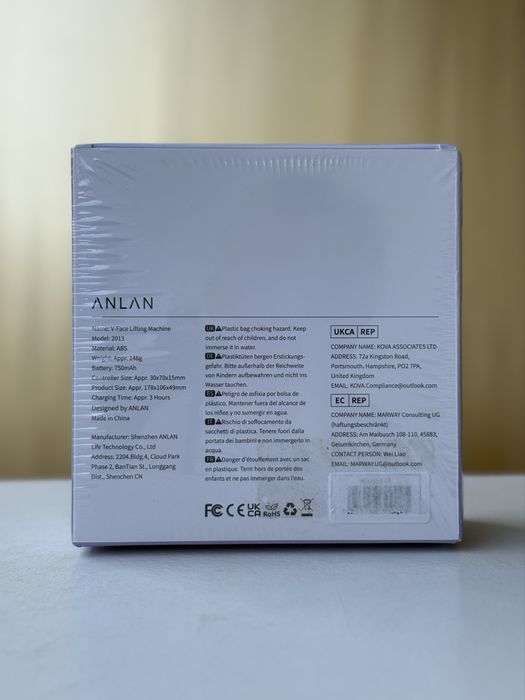 Масажер для обличчя ANLAN V Face Lifting Machine EMS Новий