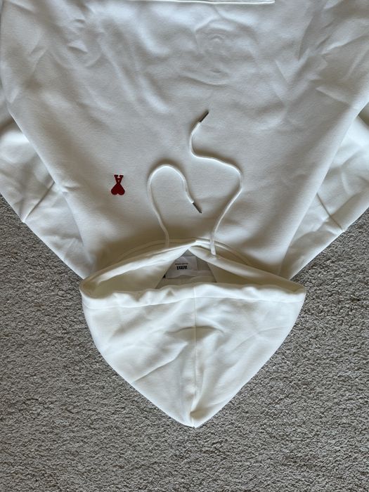 Hoodie branco - AMI PARIS - L