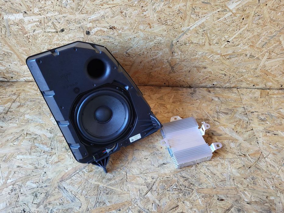 TESLA Y subwoofer głosnik niskotonowy + wzmacniacz