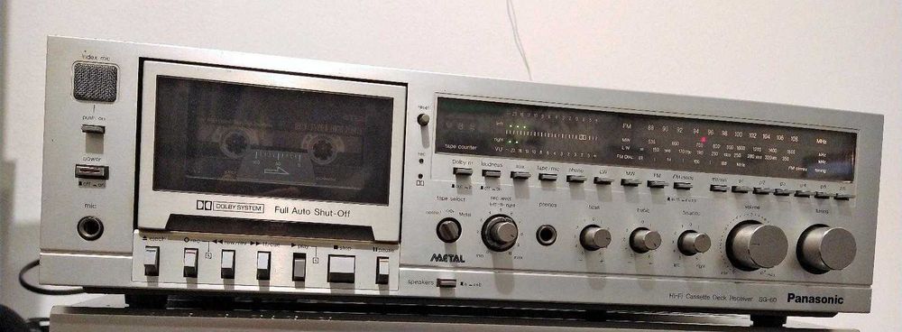 Panasonic SG-60 HI-FI Cassette Deck / Receiver / Japan