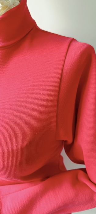 Weekenderd sukienka golf biust 48x2 L czerwona 50% cotton