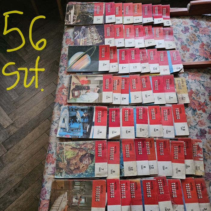 Młody Technik 66szt.  lata 70 i 80