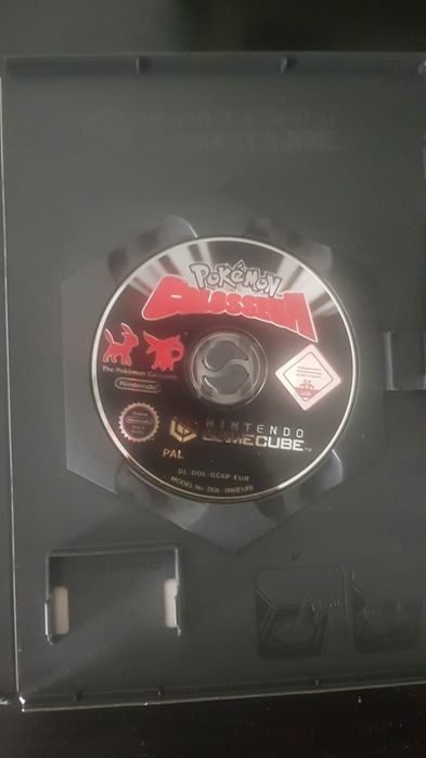 Gamecube preta com cabos + pokemon colosseum sem manual