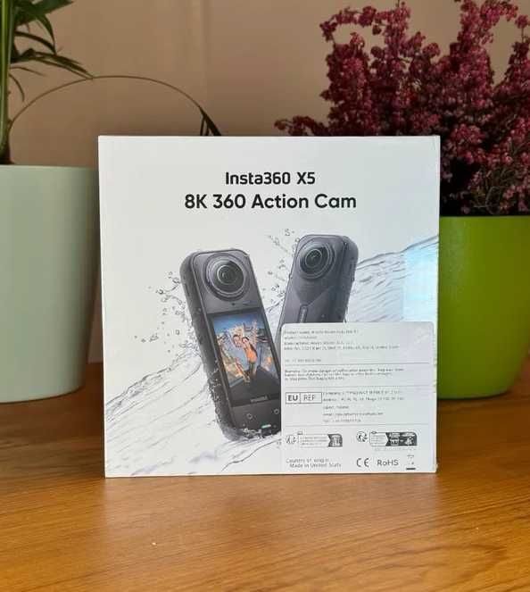 Insta360 X5 Nova Selada na caixa
