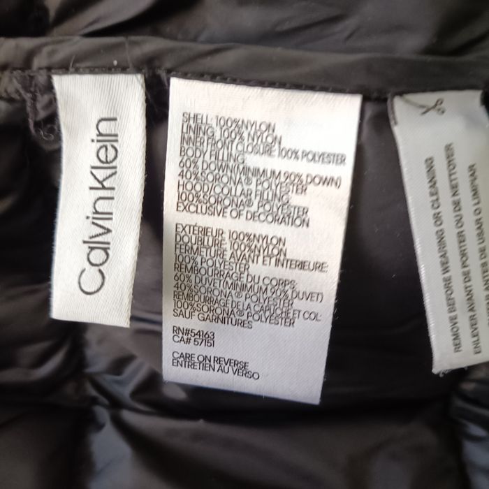 Чоловіча довга пухова куртка Calvin Klein