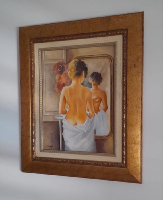 2 Quadro Pintura à Mão Original