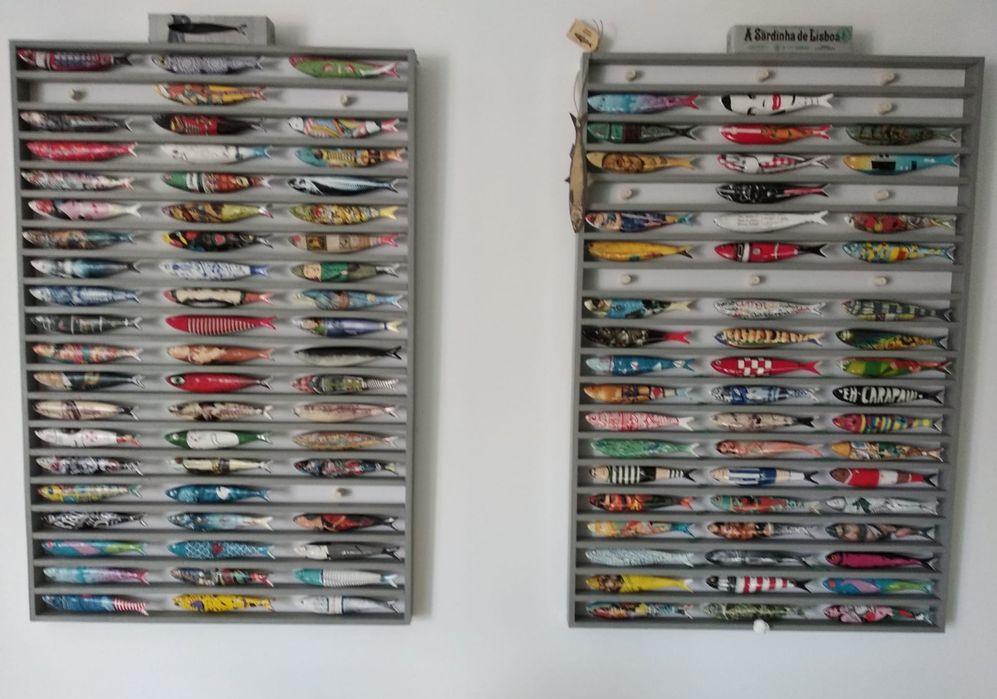 Estante expositor sardinhas bordalo pinheiro - personalizadas
