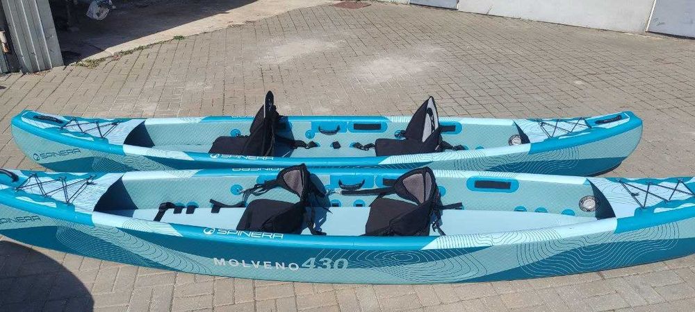 ХІТ Spinera Kayak Molveno 2 КАЯК DropStitch байдарка 430 САП Sup SUP дошка 2 шари слоя доска надувна Stand Up Paddle board борд SUB SAP надувная