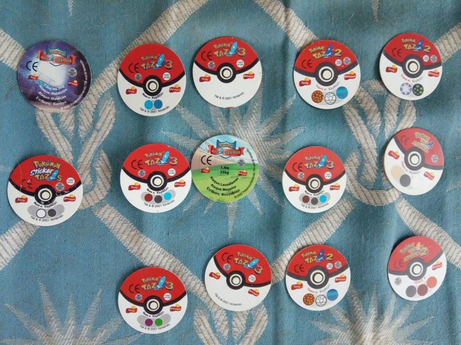 Vendo tazoz do Pokémon