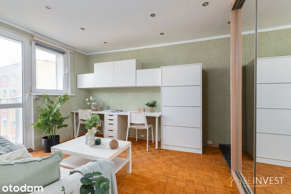 Kawalerka z balkonem i panoramicznym widokiem | 9 piętro | 2 windy