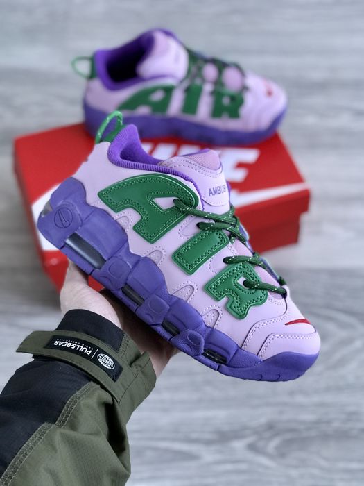 Кросівки Кроссовки Nike air More Uptempo x AMBUSH Violet  Фиолетовый  Фіолетовий Кросовки Демісезон