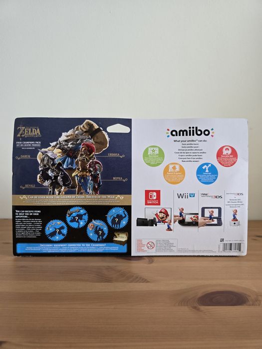 Amiibo - The Champions - The Legend of Zelda Breath of the Wild novos