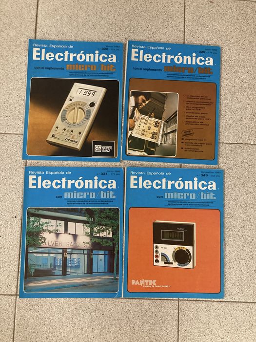 Conjunto de 4 Revistas, Revista Española de Eletrónica