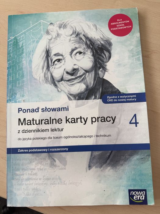 Ponad słowami 4 maturalne karty pracy w stanie idealnym