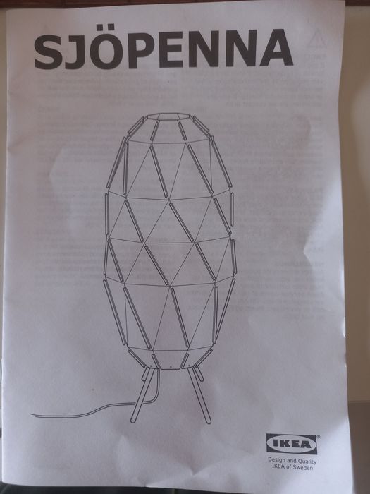 Candeeiro de pé Ikea SJÖPENNA