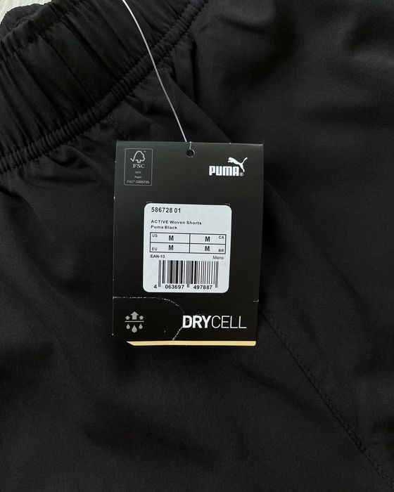 США! Чоловічі шорти Puma Active Woven DryCell 586728-01 Оригінал S-XXL