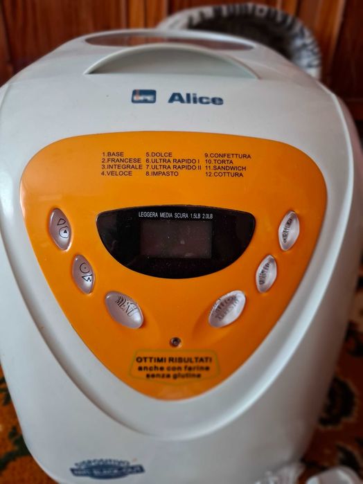 Комбайн для випічки хліба  та солодких виробів Alice