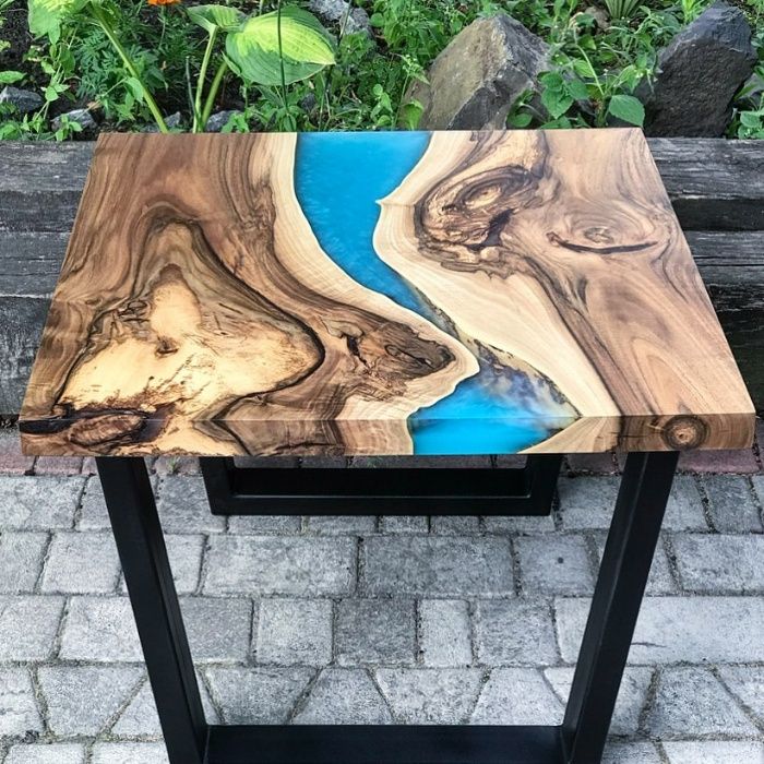 River Table. Стол Река, Стол из эпоксидной смолы в Киеве в наличии