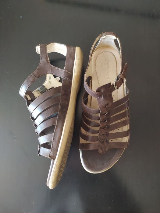 Skórzane sandały Ecco rozmiar 37