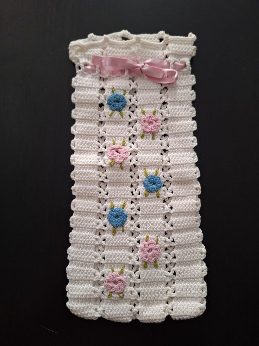 Bolsa de renda para guardar algodão