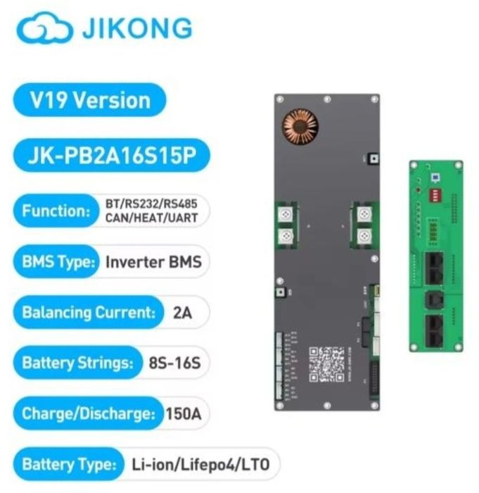 Jikong BMS JK-PB2A16S15P 16s 150А 2А-балансування