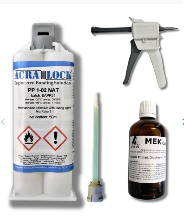 Klej metakrylowy do plastiku
