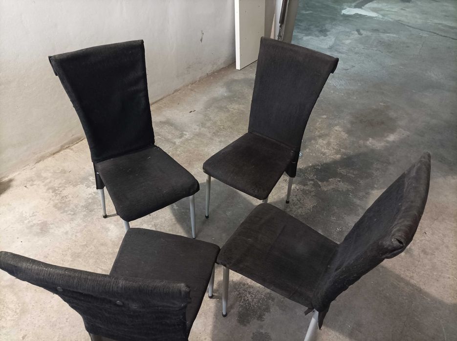 Mesa de cozinha em vidro