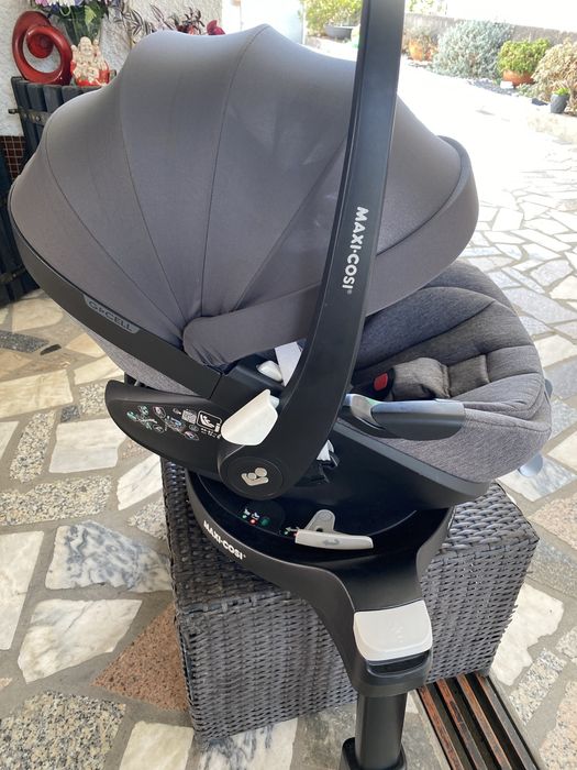 Pebble 360 pro + FamilyFix 360 + adaptadores carrinho maxi cosi