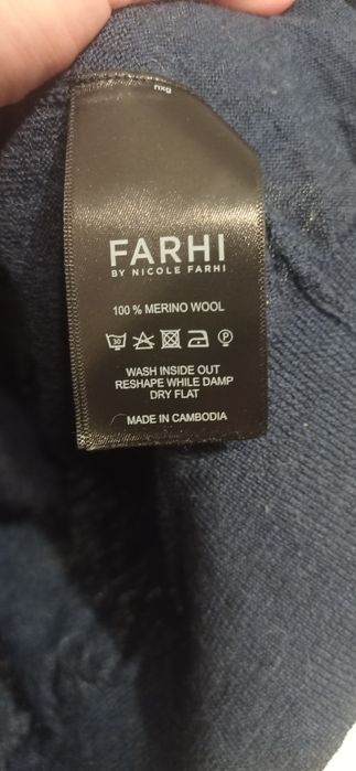 Sweter z wełny merino "Farhi"-L/XL unisex