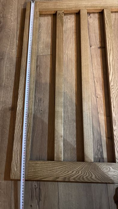 Drewniana balustrada bramka schodowa