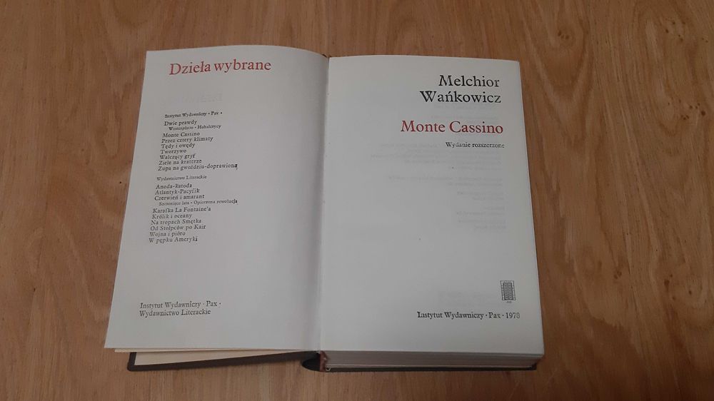 Wańkowicz Monte Cassino