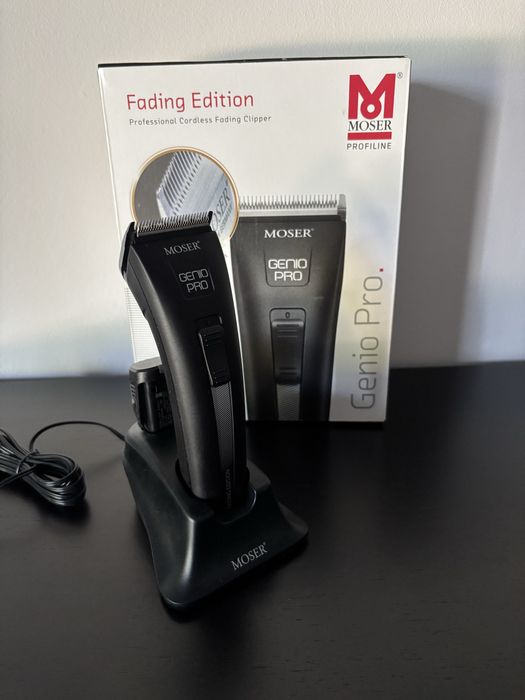Máquina de corte profissional barbeiro Moser Genio Pro